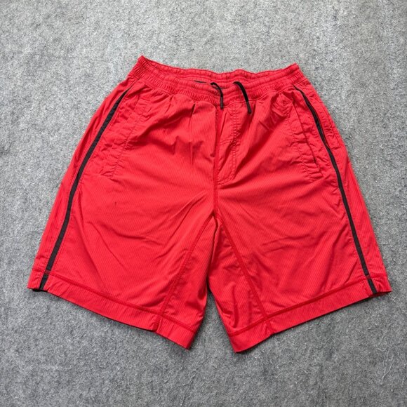 Lululemon Pace Breaker Shorts Men M Red 9" Stretch Lined Training Yoga - Picture 1 of 16